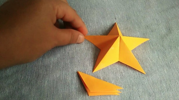DIY 3D star for your christmas tree top????