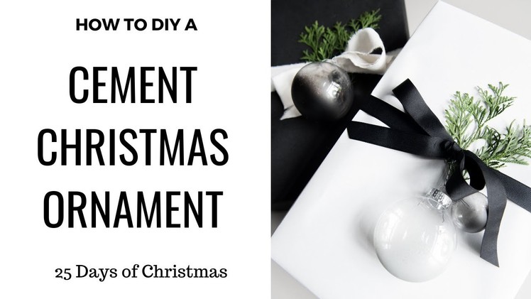 DIY Cement Ornaments + RENOVATION SNEAK PEEK!  |  | Day TWENTY THREE | 25 Days of Christmas