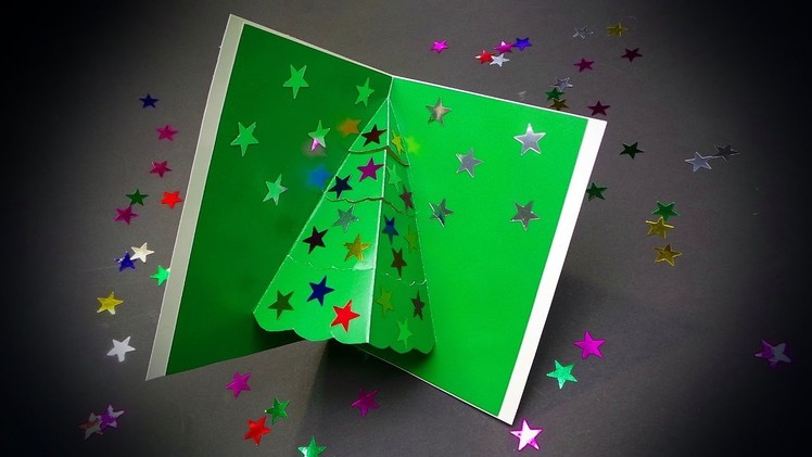DIY Christmas card ❄ Easy Christmas pop up card ❄ Christmas gift idea