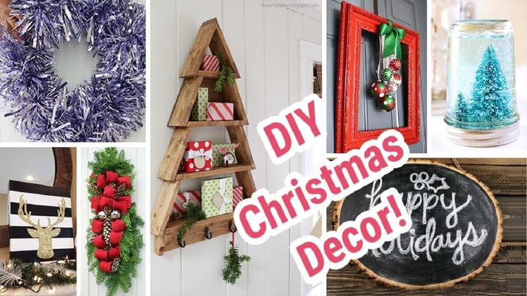 DIY Christmas Decor! Easy Fast DIY Christmas & Winter Ideas for Teenagers 2019