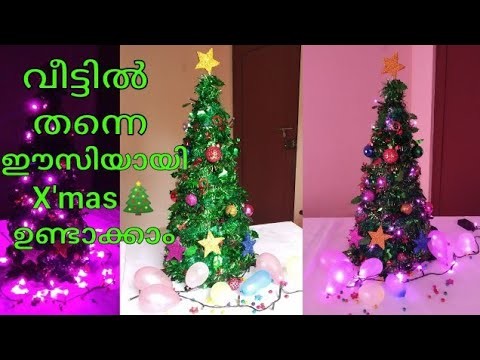 Diy Christmas tree Malayalam