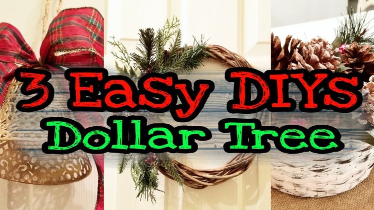 DIY Dollar Tree Farmhouse Winter Decor. DIY Christmas Decor