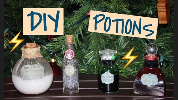 DIY HARRY POTTER POTIONS: GIFT IDEA