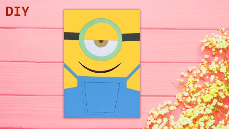 DIY Minion Card || Minion Crafts for Kids || Minion Card Ideas for Kids