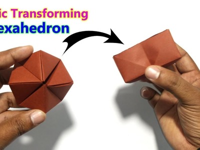 DIY Origami Transforming Flexahedron (Jeremy Shafer) - Easy Tutorial - Origami Arts