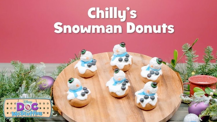 Doc McStuffin Snowman Donuts | DIY Crafts | Disney Junior