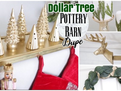 Dollar Tree Pottery Barn Dupes | DIY Christmas Decor