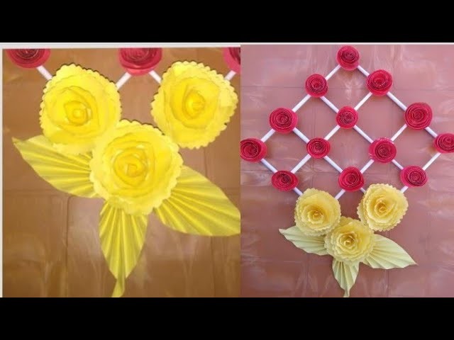 HACK EVERY GIRL SHOULD KNOW DIY Wall Hanging Out Of Wool  Wool Flower Making. Home Decoration Idea
