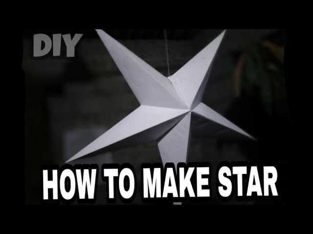 How to make Christmas Star|DIY