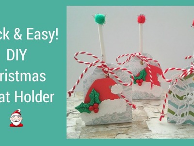 Quick & Easy DIY Christmas Treat Holder!