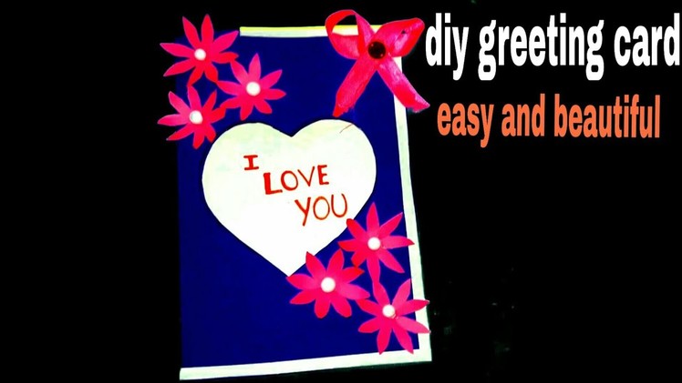 Valentine's day card handmade | handmade valentine cards | cards | diy card | valentine day card