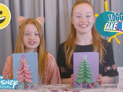 Vlogger Takeover | DIY - 3D Chrismtas Cards | Disney Channel UK