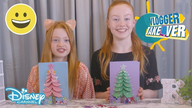 Vlogger Takeover | DIY - 3D Chrismtas Cards | Disney Channel UK