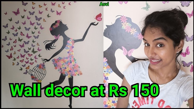 Amazon wall sitcker review|DIY wall decor|DIY room decor at rs 150|DIY Room decor|Asvi be creative