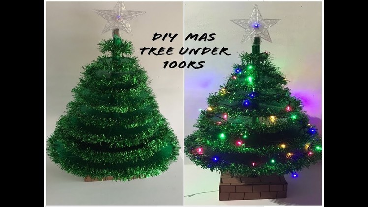 DIY CHRISTMAS TREE USING CARDBOARD