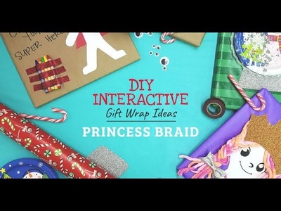 DIY Princess Braid Activity Gift Wrap