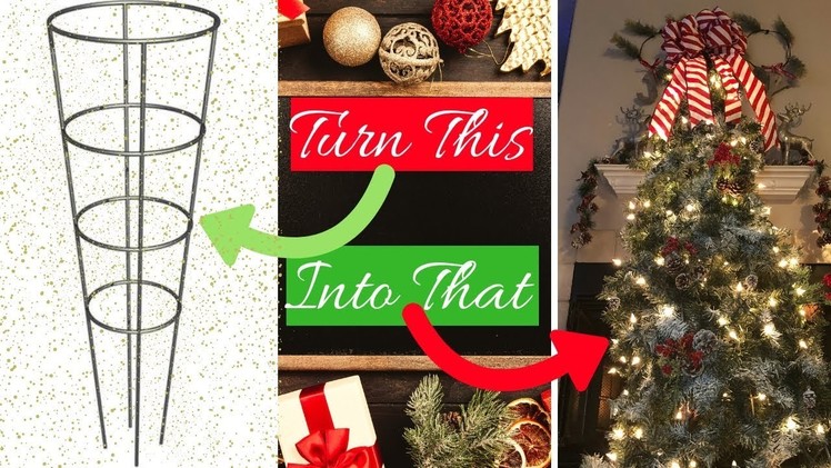 DIY Tomato Cage Christmas Tree 2018  ????