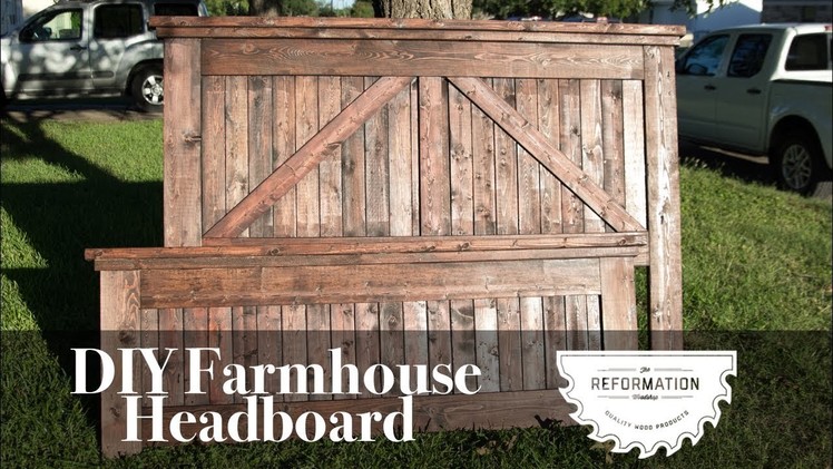 Farmhouse Headboard. DIY + How to