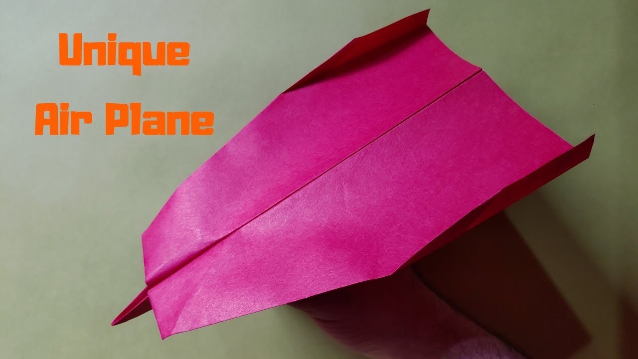 How To Make Unique Paper Airplane, Basic Paper Plane, InnoVatioNizer