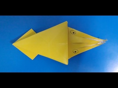 Origami Paper Squid , sea animals