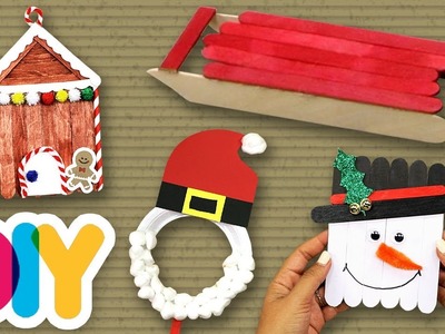 4 Awesome CHRISTMAS CRAFTS you can do with your kid ???? Fast-n-Easy | DIY Arts & Crafts for Kids