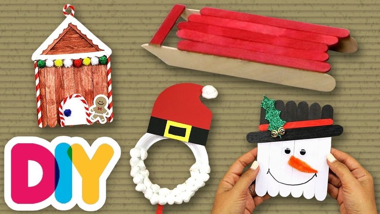 4 Awesome CHRISTMAS CRAFTS you can do with your kid ???? Fast-n-Easy | DIY Arts & Crafts for Kids