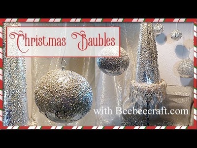 Christmas Baubles and Tree with Beebeecraft com