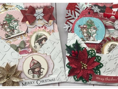 Christmas Mini Loaded Envelopes | Winnie In Winterland | Polkadoodles