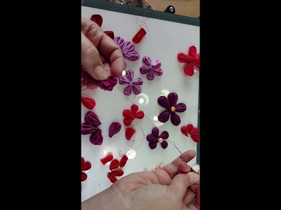 Clover Kanzashi makers Orchid Petal
