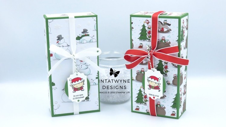 Crafty Christmas Countdown #17 - Large Gift Box From Santa's Workshop