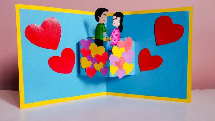 DIY Pop Up New Year Card for Boyfriend or Girlfriend