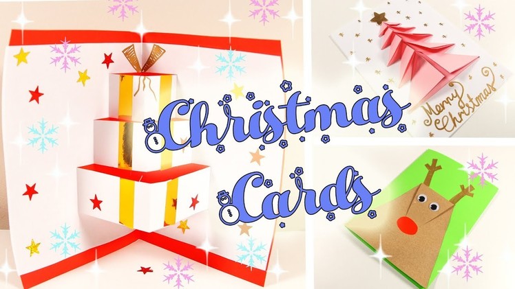 Easy Christmas And New Year Cards - How To Make - DIY
