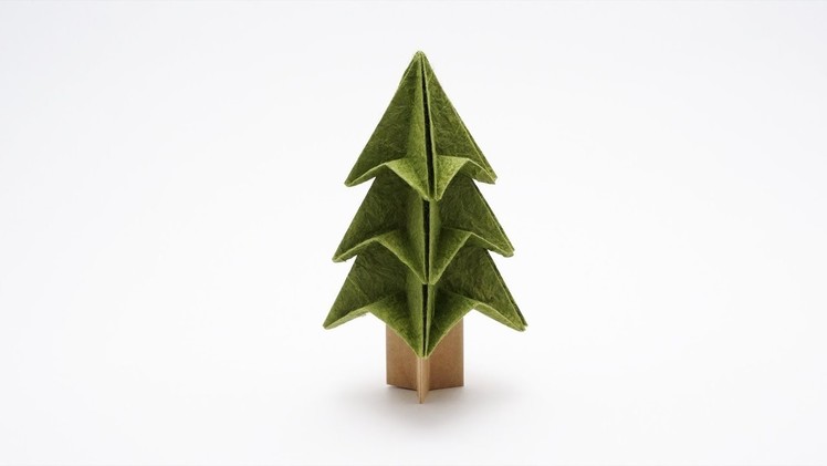 EASY CHRISTMAS TREE ORIGAMI (Jo Nakashima)