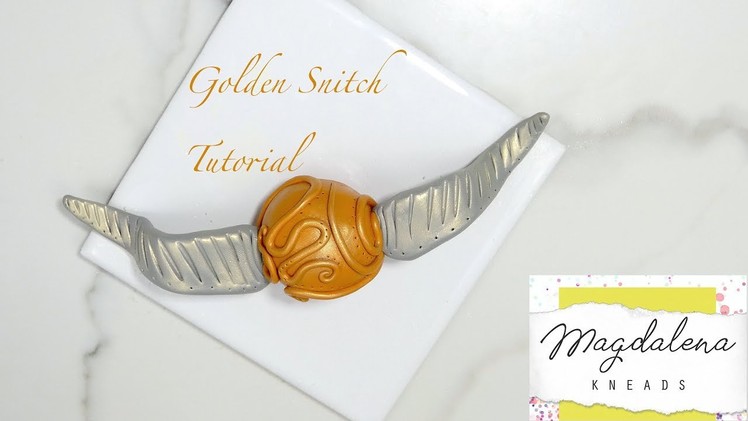 Golden Snitch (Harry Potter) - Polymer Clay Tutorial