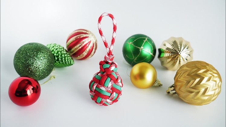 How To Make A Globe Knot Christmas Ornament | 3 Pass Globe Knot Tutorial