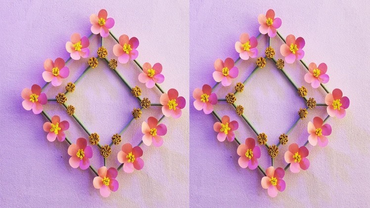 How To Make Wall Hanging With Paper #paper_wall_hanging _ By Life Hacks 360