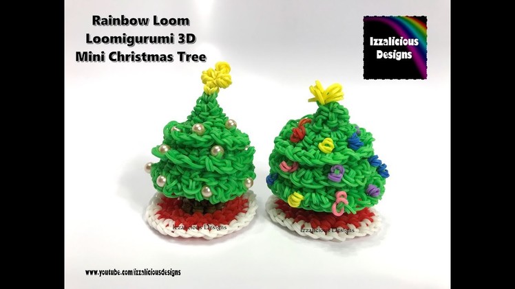 Rainbow Loom Loomigurumi Christmas Tree  3D Decoration