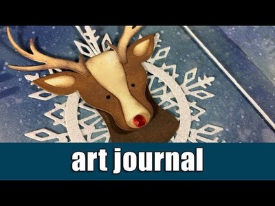 Christmas art journal