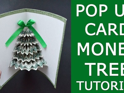 Cool POP UP CARD "Money Tree" | Surprise your family! | CHRISTMAS GIFT & CRAFT | Dollar Tutorial DIY