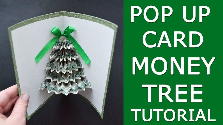 Cool POP UP CARD "Money Tree" | Surprise your family! | CHRISTMAS GIFT & CRAFT | Dollar Tutorial DIY