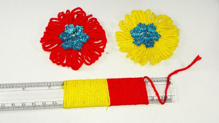 Easy Flower Embroidery Trick | Hand Embroidery | Amazing Trick with Scale | Sewing Hack