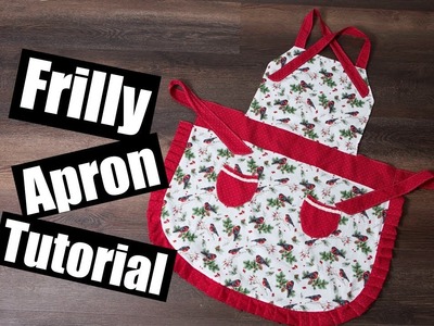 Frilly Apron Sewing Tutorial vlogmas day 12