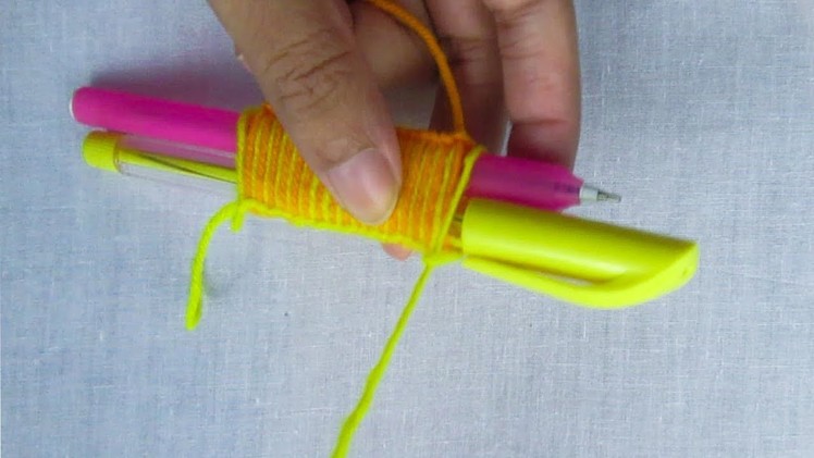 Hand Embroidery Amazing Trick# Easy Flower Embroidery Trick# Easy Sewing Hack