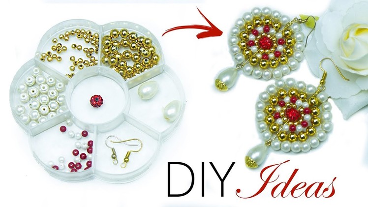 How to make earrings | Jewelry making | Beads art