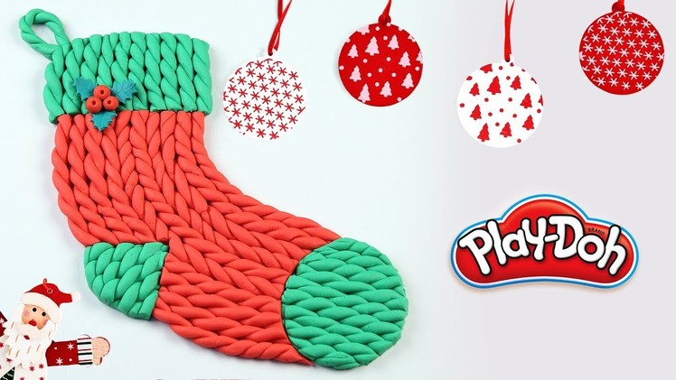 How To Make Play Doh Christmas Stocking | Christmas Stocking For Children | Play Doh For Kids