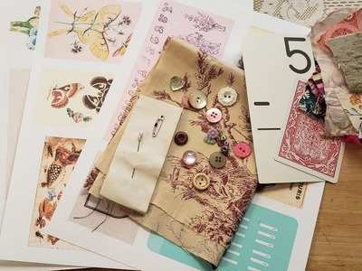 NEW Sewing Patchwork Junk Journal Kit