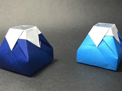 Origami Box. Mount Fuji