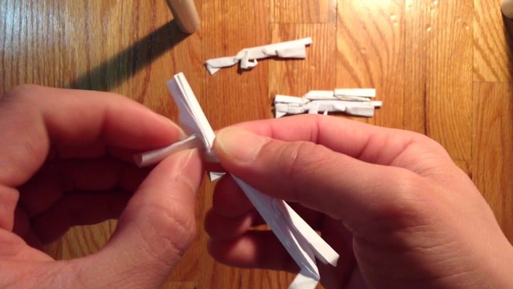Origami fortnite tactical shotgun part 2 of 2