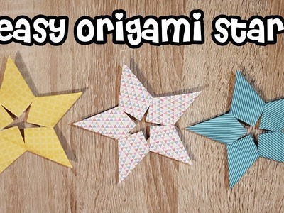 Origami Stern.Origami Star so easy