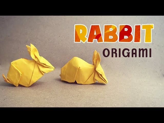ORIGAMI TUTORIAL - How to make an Origami Rabbit
